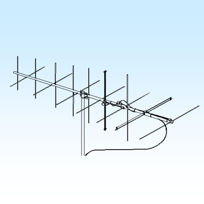 <font color='#0000FF'>149CP14圓極化八木天線：148-150 MHZ</font>